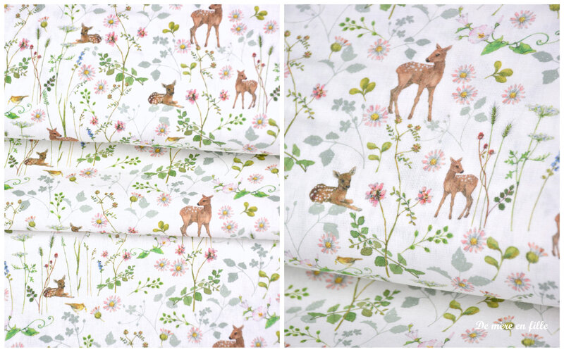biches dans la prairie