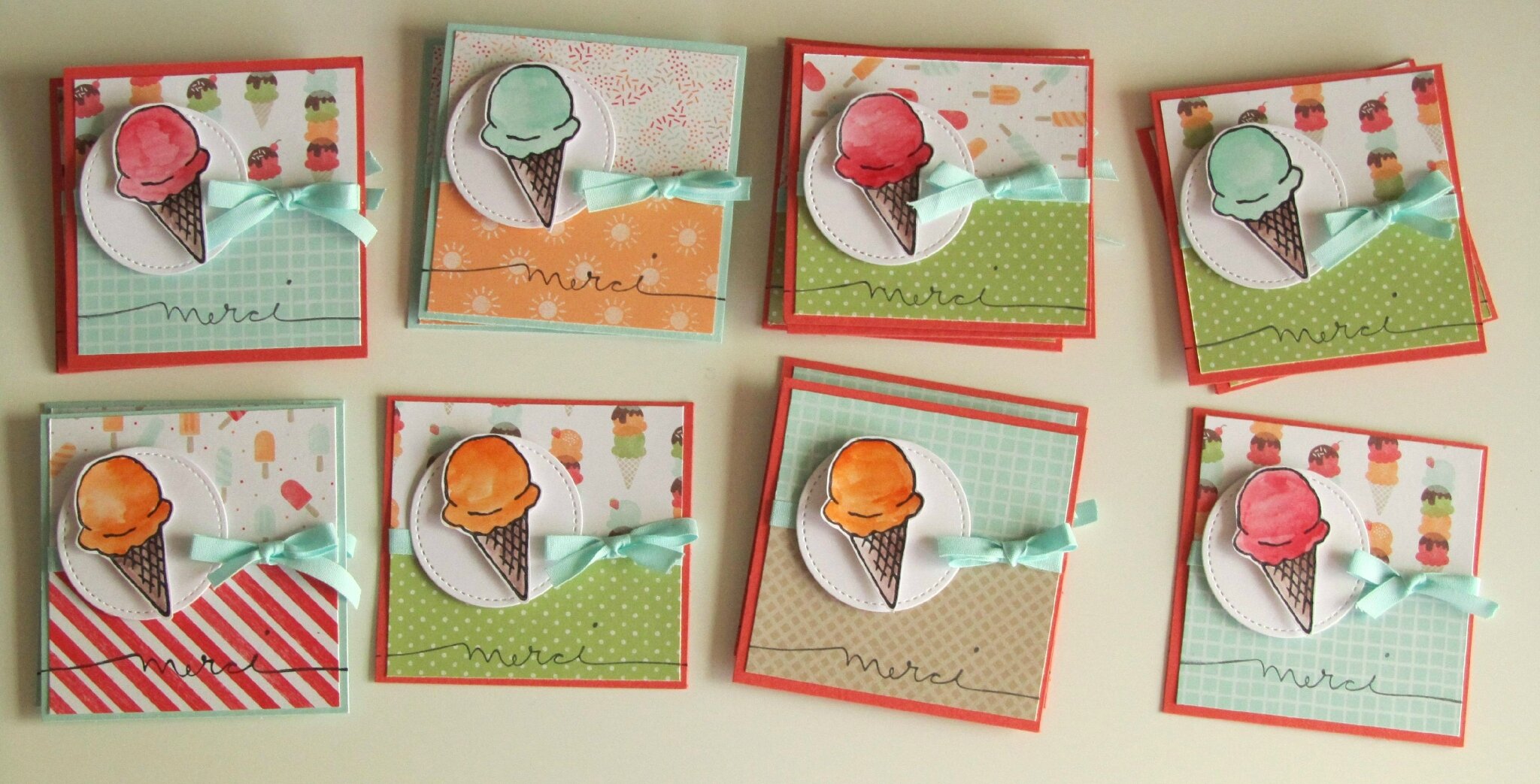 Des Cartes De Remerciement Sev Et Lolo Scrapent