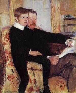 Alexander Cassat et son fils