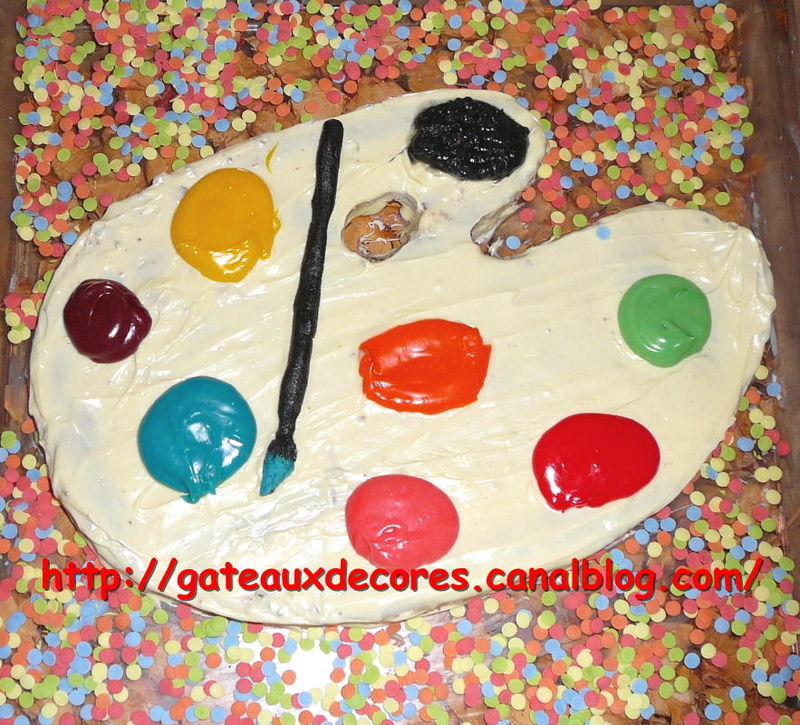 Palette De Peinture Sosso Et Ses Gateaux Deco