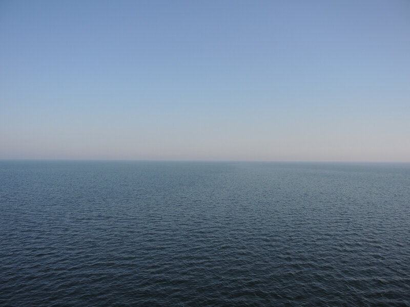 Mer Baltique, avant Sassnitz, matin (Allemagne)