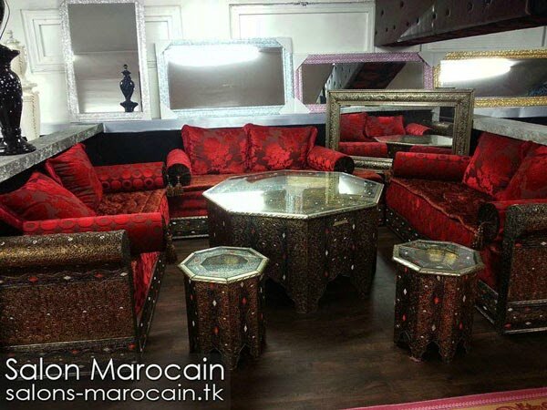 Salon marocain cuivrique - Salon marocain moderne Salon marocain cuivrique - Salon marocain moderne