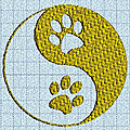 Broderie machine : chat13