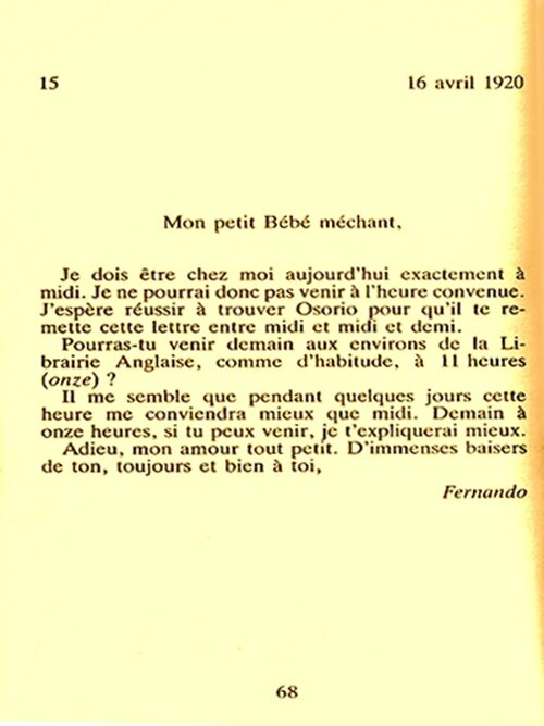 Lettre A La Fiancee De Fernando Pessoa 1 Coeurs Poetes