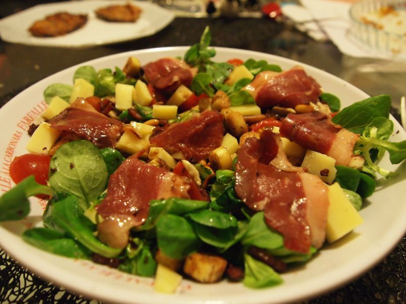 Salade composée aux magrets de canard - La cuisine d&amp;#39;Athy