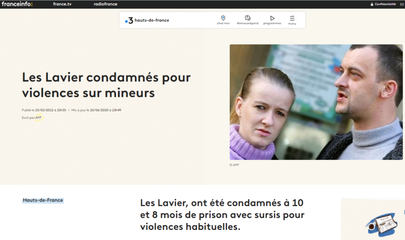 2023-01-13 21_05_24-Les Lavier condamnés pour violences sur mineurs - Opera