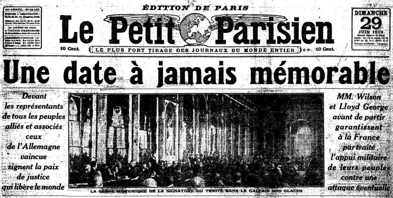 Le Petit Parisien 29 juin 1919