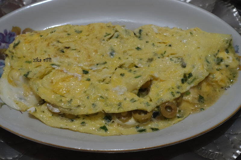 omelette baveuse fourrée 2