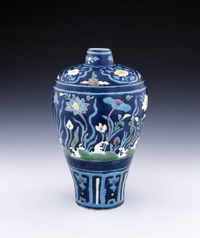 Porcelain_meiping_with_incised_and__fahua__palette_decoration__Ming_dynasty__1465_1487