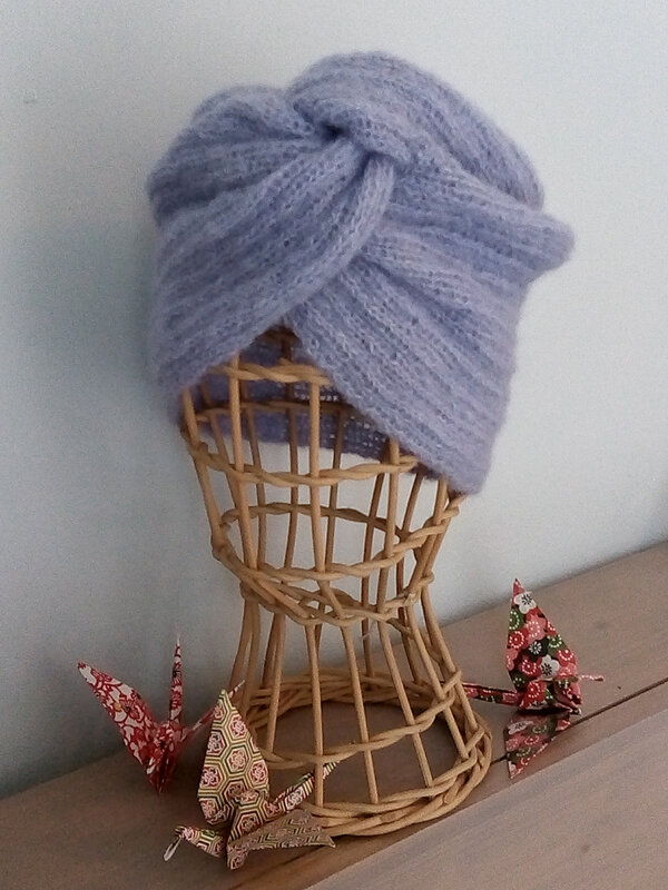 turban en tricot
