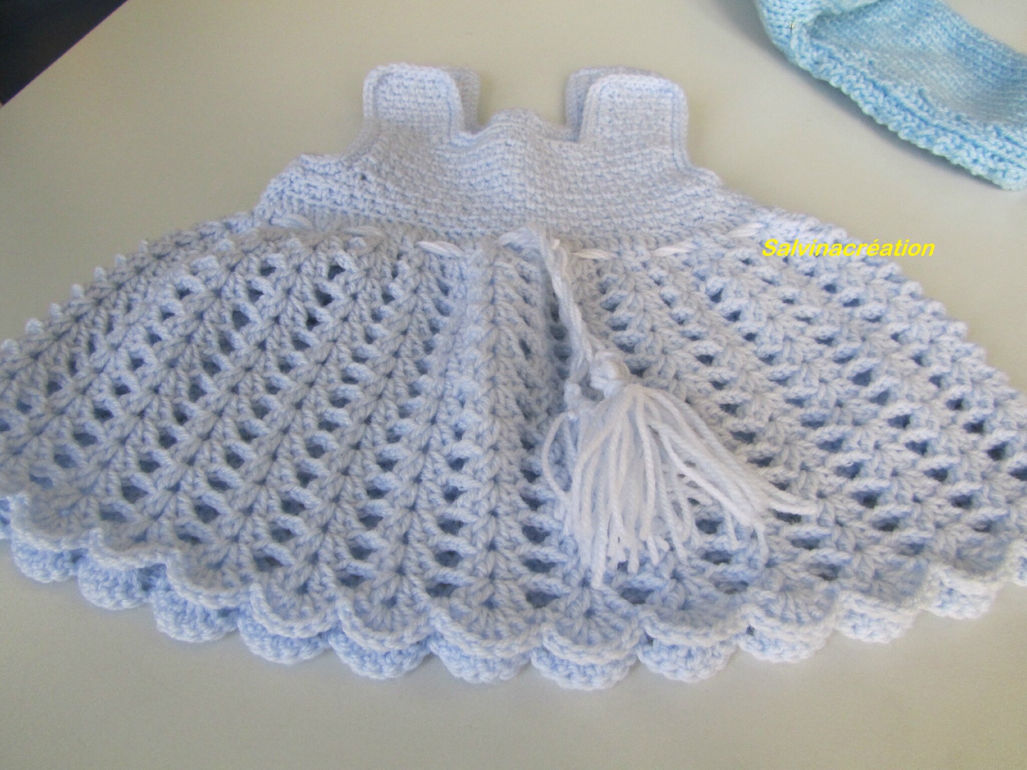 Robe Bebe Au Crochet Les Creations De Salvina