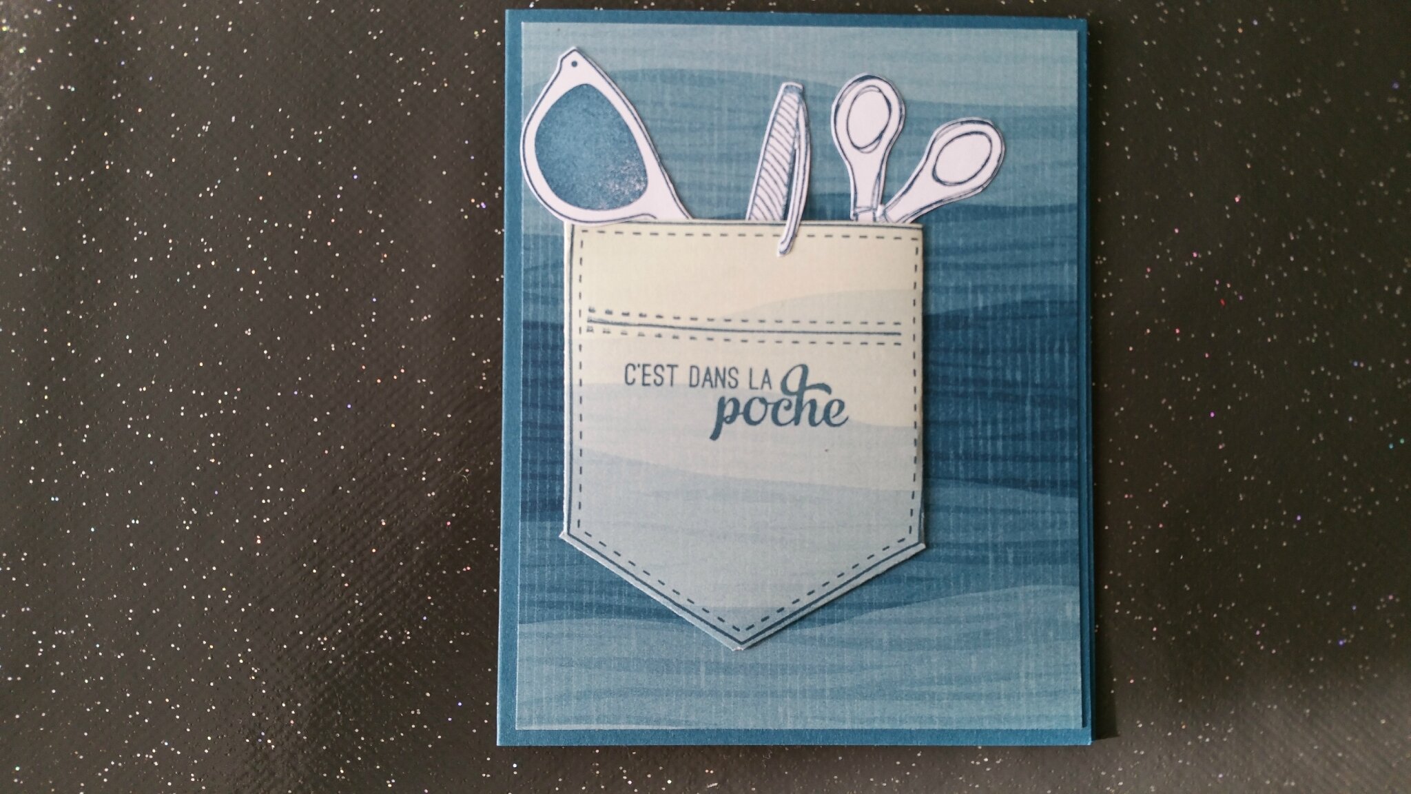 Carte C'est dans la Poche Captain Flo Cartes et Scrap