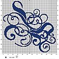Arabesque bleue