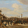 Didier et Guiaud, ovation à la stratue de la ville de strasbourg (1872)