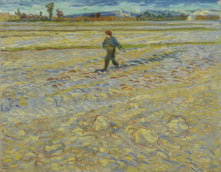 Vincent van Gogh (1853-1890) Le Semeur, 1888 Öl auf Leinwand, 72 x 91,5 cm HahnloserJaeggli Stiftung, Winterthur Photo Reto Pedrini, Zürich
