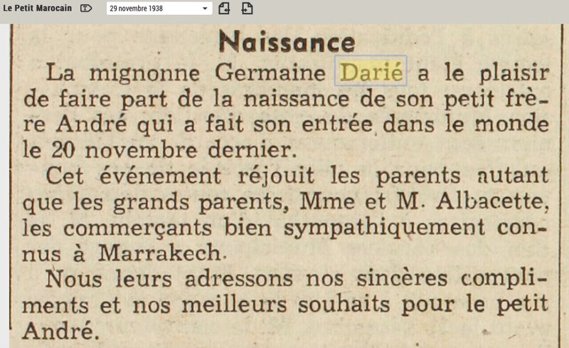 DARIÉ-Germaine-20novembre-1938