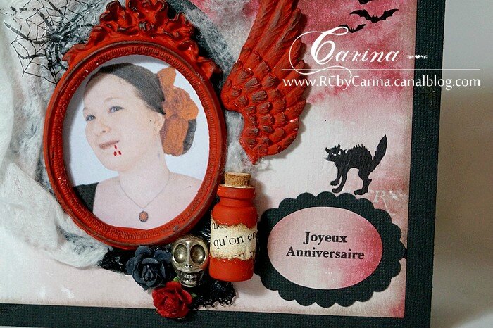 Une Carte D Anniversaire Gothique Le Blog Du Diy