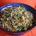 Salade « quinoa queen » et réquisitoire contre les sauces salade.