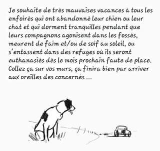 Mauvaises vacances à TOUS les enfoirés