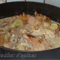 Lapin au riesling et aux girolles