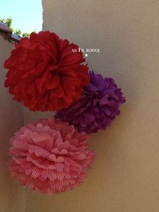 Fleurs papier de soie 4