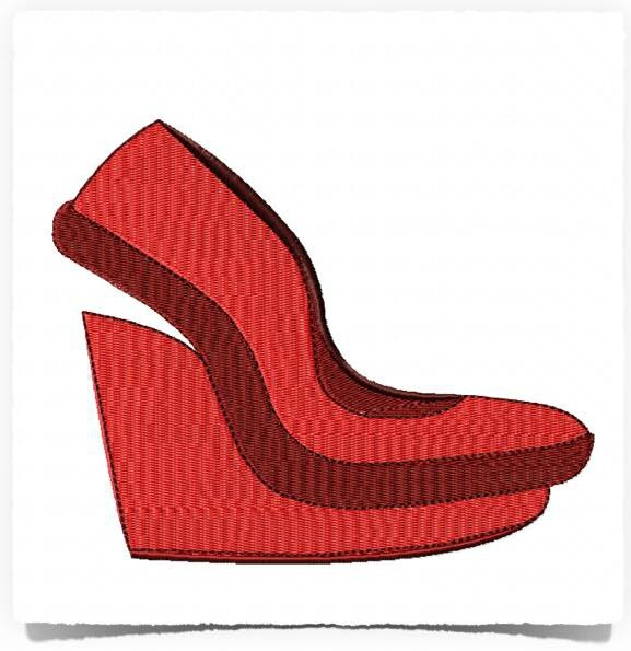 Chaussure compenssé LES ROUGES