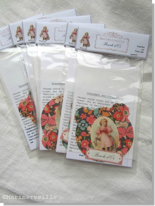 Kit Marimerveille Transfert boucle d'or N°2
